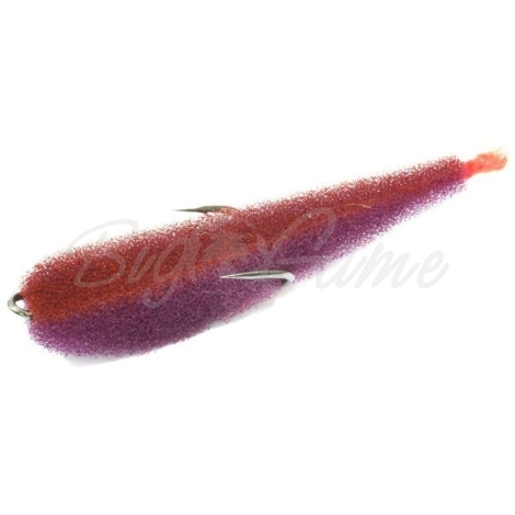 Поролоновая рыбка LEX Zander Fish 9 POB (фиолетовое тело / оранжевая спина / красный хвост) фото 1
