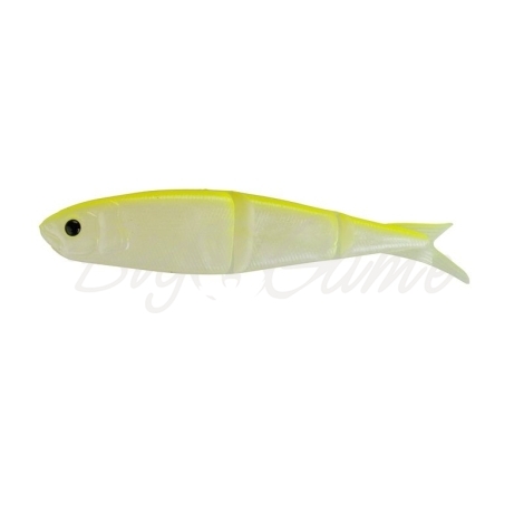 Приманка SAVAGE GEAR LB Soft 4Play Swim&Jerk 8 см (4 шт.) цв. 44-Fluo Yellow Glow фото 1
