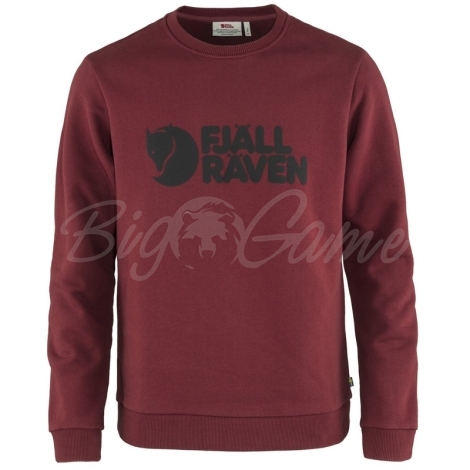 Толстовка FJALLRAVEN Logo Sweater M цвет Red Oak фото 1