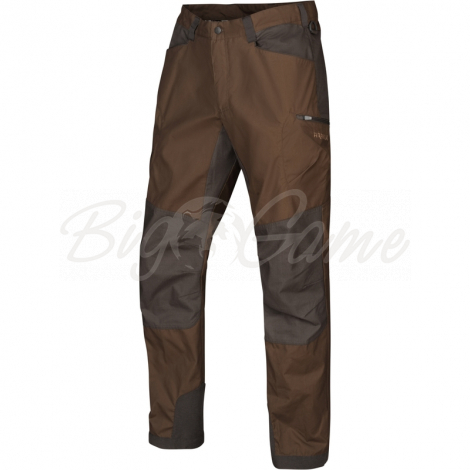 Брюки HARKILA Hermod Trousers цвет Slate Brown / Shadow Grey фото 1