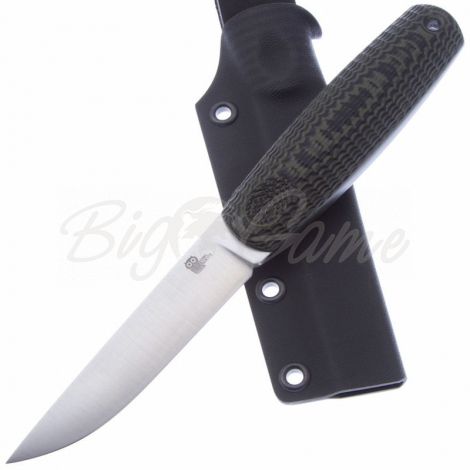 Нож OWL KNIFE North-S сталь M390 рукоять G10 черно-оливковая фото 3