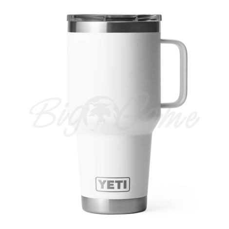 Термокружка YETI Rambler Travel Mug 887 цвет White фото 1