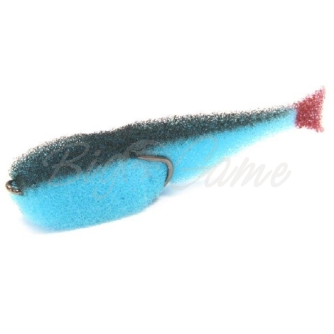 Поролоновая рыбка LEX Classic Fish CD 9 BLBB (синее тело / черная спина / красный хвост) фото 1