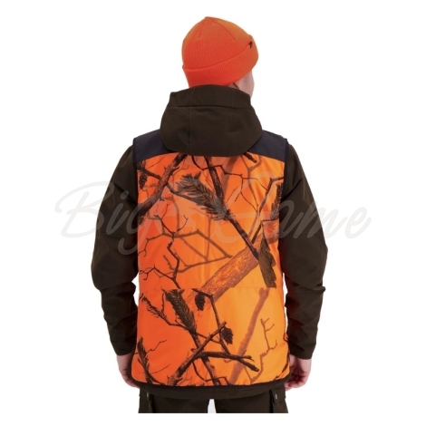 Жилет сигнальный ALASKA MS Elk Hunter Pro Vest цвет Blaze 3D фото 2