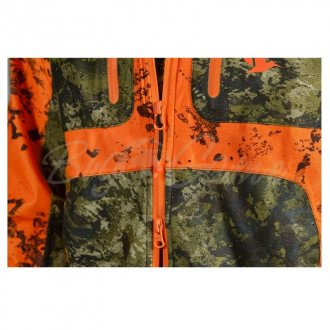 Куртка SEELAND Vantage jacket цвет InVis green / InVis orange blaze фото 6