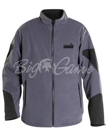 Куртка NORFIN флис Storm Proof цвет серый/черный фото 1