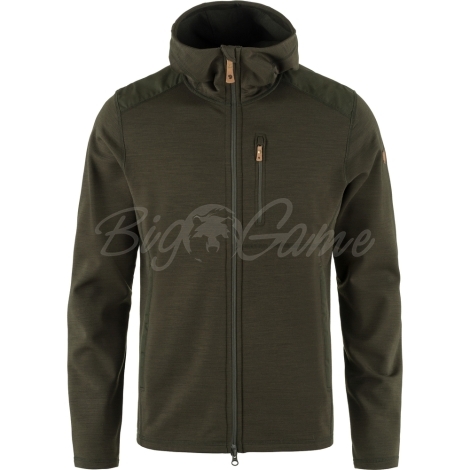 Толстовка FJALLRAVEN Keb Fleece Hoodie M цвет Deep Forest фото 1