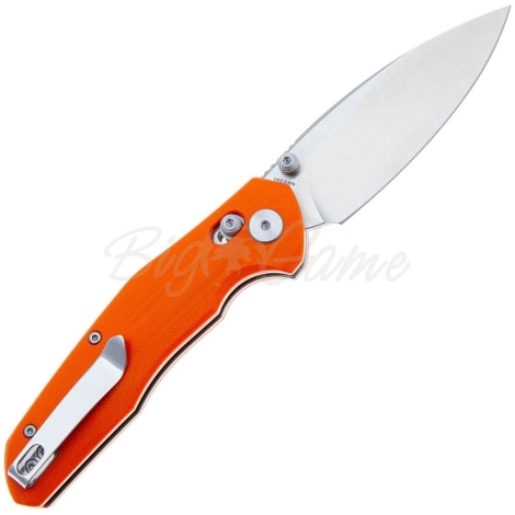 Нож складной BESTECH Ronan 14C28N рукоять стеклотекстолит G10 цв. Оранжевый фото 3