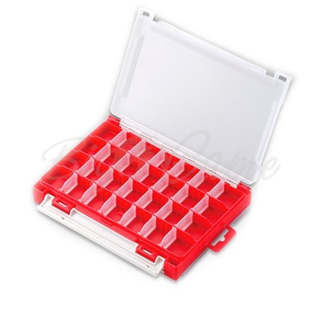 Коробка для приманок двухсторонняя MEIHO Rungun Case 3010W-1 цвет красный фото 2