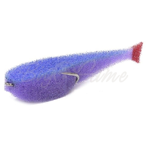 Поролоновая рыбка LEX Classic Fish CD 7 LBLB (сиреневое тело / синяя спина / красный хвост) фото 1