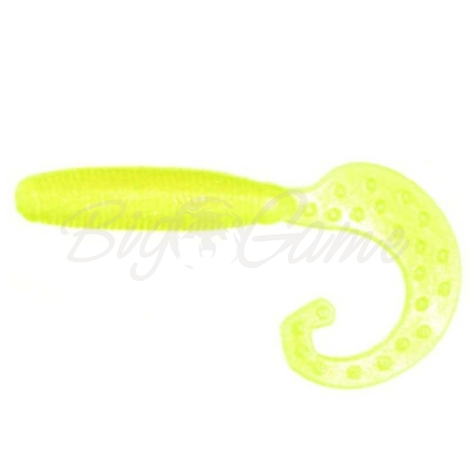 Твистер REINS Fat G-Tail Grub 3" (12 шт.) код цв. 015-Chart Pearl фото 1