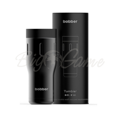 Термокружка BOBBER Tumbler 0,47 л цвет Black Coffee (чёрный) фото 7