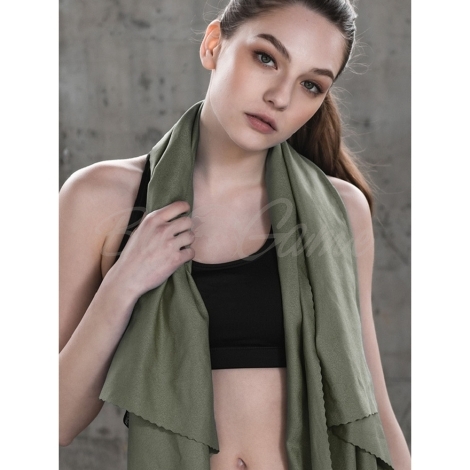 Полотенце NATUREHIKE Mj02 Quick-Drying Bath Towel цвет Olive Green фото 2