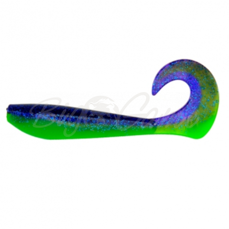 Твистер NARVAL Curly Swimmer 12 см (4 шт.) цв. Jazz фото 1