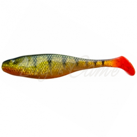 Виброхвост NARVAL Commander Shad 10 см (5 шт.) цв. Yellow Perch фото 1