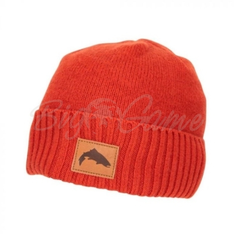 Шапка SIMMS Dockwear Wool Beanie цвет Orange фото 1