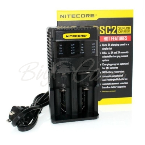 Зарядное устройство NITECORE SC2 18650 Intellicharge V2 фото 2