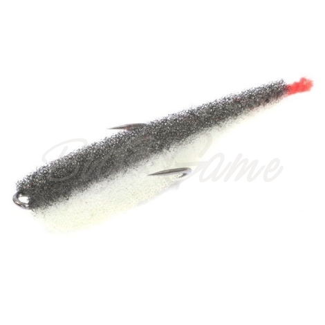 Поролоновая рыбка LEX Zander Fish 7 WBB (белое тело / черная спина / красный хвост) фото 1