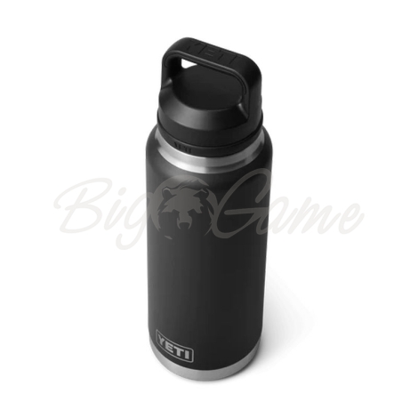 Термос YETI Rambler Bottle Chug Cap 1065 цвет Black фото 3