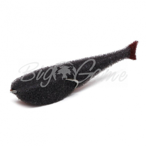 Поролоновая рыбка LEX Classic Fish CD 10 BB (черное тело / красный хвост) фото 1