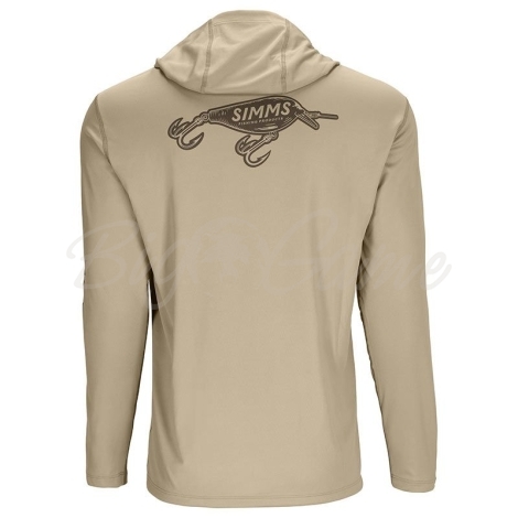 Термокофта SIMMS Tech Hoody - Artist Series цвет Stone / Lure фото 2
