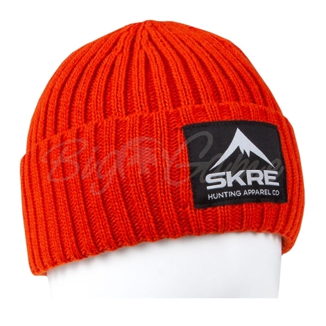 Шапка SKRE Cuffed Fleece Beanie цвет оранжевый фото 1