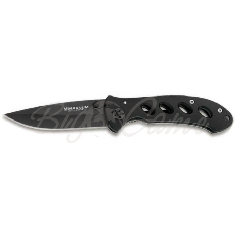 Нож складной BOKER Shadow сталь 440A рукоять алюминий черная фото 1