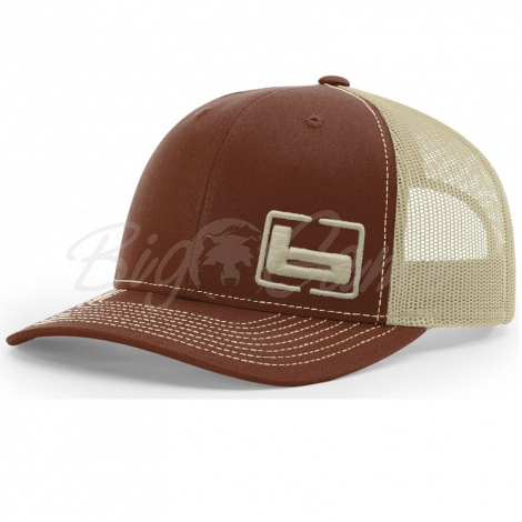 Кепка BANDED Trucker Cap-Side Logo цв. Brown / Khaki фото 1