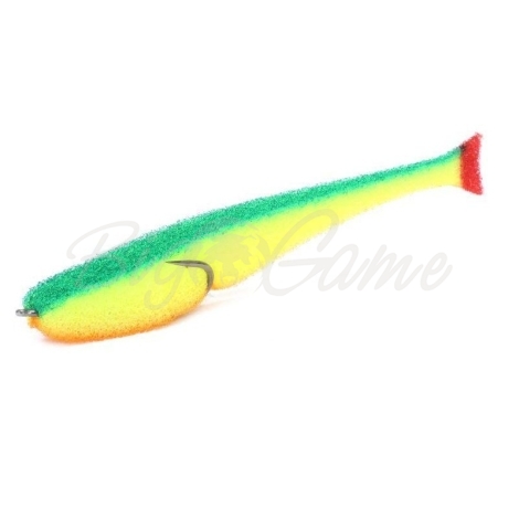 Поролоновая рыбка LEX Classic Fish King Size CD 14 YGROR (желтое тело / зеленая спина / оранжевое брюхо) фото 1