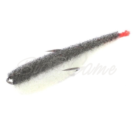 Поролоновая рыбка LEX Zander Fish 9 WBB (белое тело / черная спина / красный хвост) фото 1
