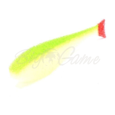 Поролоновая рыбка LEX Classic Fish NO 8 WLB (белое тело / салатовая спина / красный хвост) фото 1