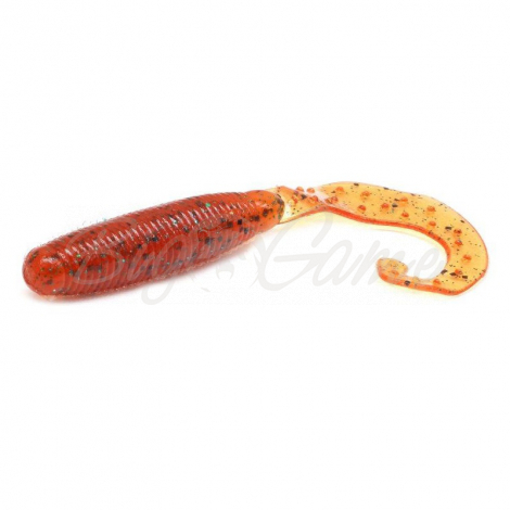 Твистер REINS Fat G-tail Grub 4" (10 шт.) цв. 568-Fire sugar фото 1