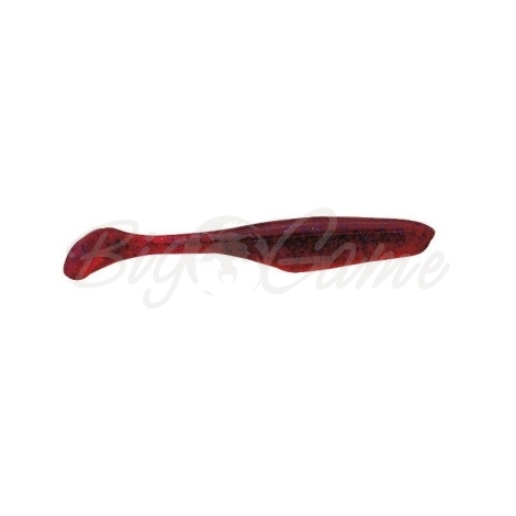 Виброхвост BASS ASSASSIN Sea Shad 4" (10 шт.) код цв. Root Beer Red Glitter фото 1