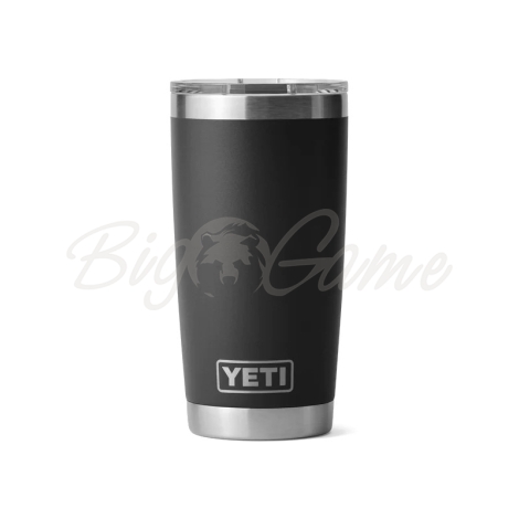 Термокружка YETI Rambler Tumbler 591 цвет Black фото 1