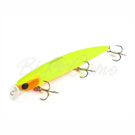 Воблер JACKALL Rada Minnow 114 цв. chartreuse & orange head фото 2