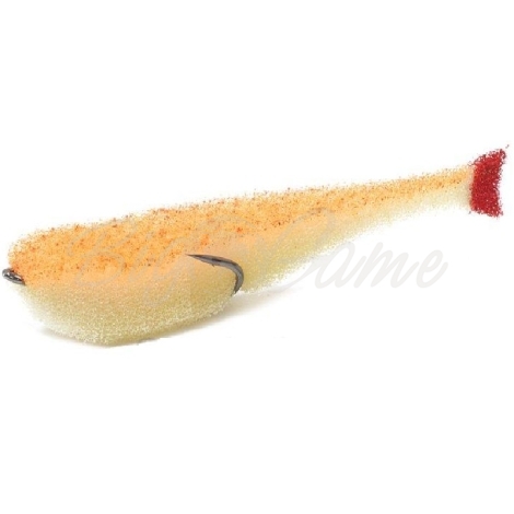 Поролоновая рыбка LEX Classic Fish CD UV 7 WOB (белое тело / оранжевая спина / красный хвост) фото 1