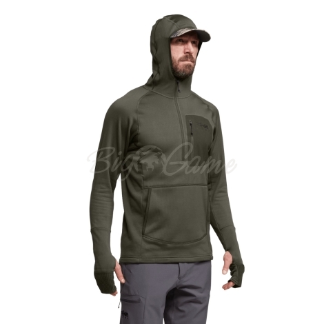Толстовка SITKA Fanatic Hoody New цвет Deep Lichen фото 4