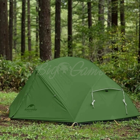 Палатка NATUREHIKE Mongar Ultralight 2 цвет Forest Green фото 3