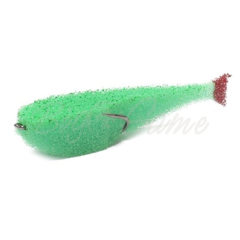 Поролоновая рыбка LEX Classic Fish CD UV 11 GBGBB (зеленое тело / зеленая спина / красный хвост) фото 1