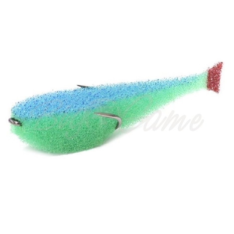 Поролоновая рыбка LEX Classic Fish CD UV 11 GBBLB (зеленое тело / синяя спина / красный хвост) фото 1