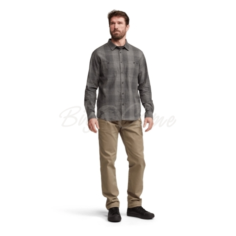 Рубашка SITKA Ambary LS Shirt цвет Obsidian Plaid фото 8