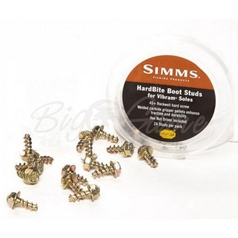 Шип SIMMS Hardbite Boot Studs Vibram (180-Bulk) фото 1