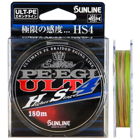 Плетенка SUNLINE SM PE EGI ULT HS4 180 м цв. Многоцветный 0,205 мм фото 1