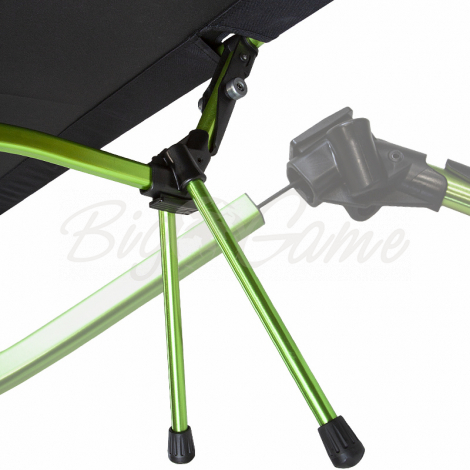Раскладушка LIGHT CAMP Folding Cot цв. черный / зеленый фото 10