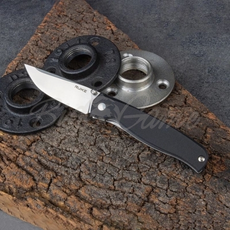 Нож складной RUIKE Knife P661-B цв. Черный фото 6