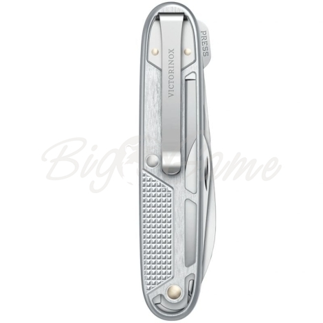 Нож складной полуавтоматический VICTORINOX Synergy X Alox 0.8226.26 Нержавеющая сталь рукоять Алюминий цв. Серебристый фото 3