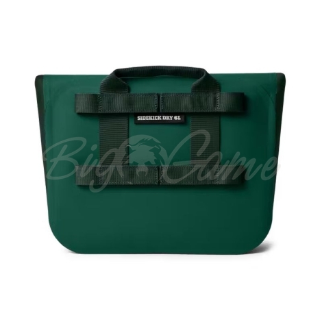 Гермосумка поясная YETI Side Kick Dry 6 л цвет Black Forest Green фото 4