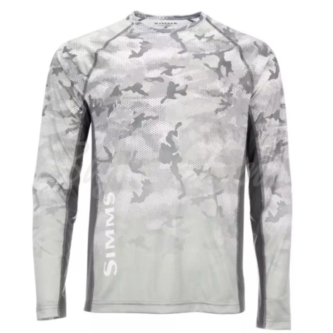 Термокофта SIMMS Challenger Solar Tech Jersey цвет Hex Flo Camo Steel фото 1