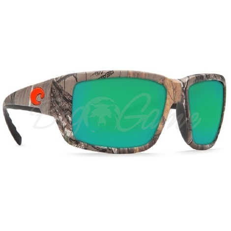 Очки COSTA DEL MAR Fantail 580 P р. M цв. Realtree Xtra Camo with Hot Pink logo цв. ст. Green Mirror фото 1