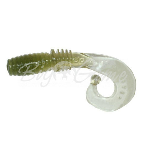 Твистер MEGABASS Vios Rocky Fry Curly-tail 51 мм (5 шт.) цв. watermelon clear фото 1